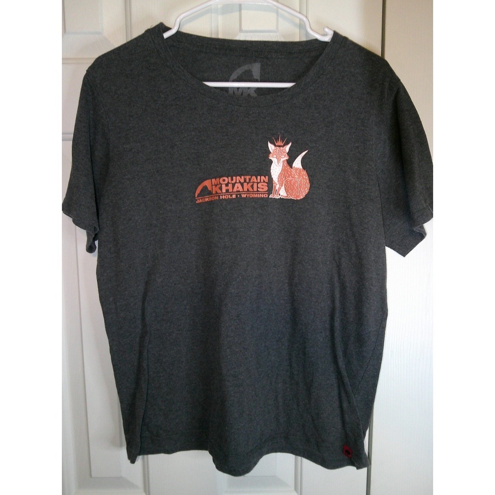 Mountain Khakis Graphic Tee Jackson Hole Wyoming Fox Organic Cotton XL‎
